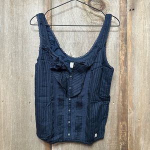 Abercrombie & Fitch Tank Cami in Blue Size Medium Women’s